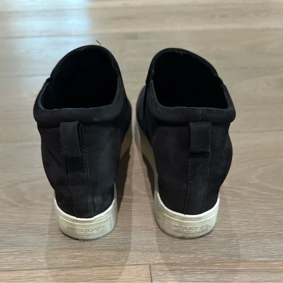 J Slides NYC Gia slip on platform sneaker bootie black - Picture 5 of 6